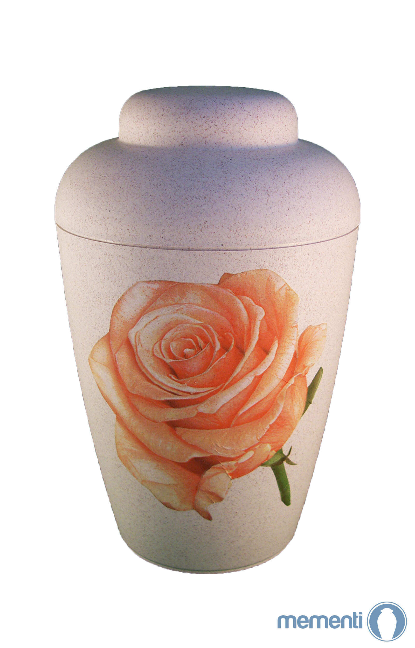 De Bvr1702 Weisse Bio Urne Vale Rosa Rose Urnen Kaufen