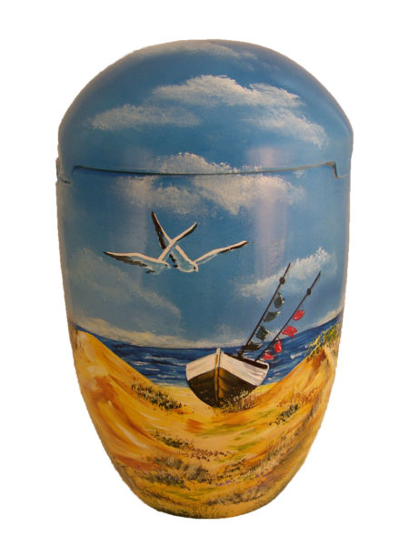 De Sbs7026 Seeurne Bio Urne Moewen Strand Meer Schiff Urnen Kaufen