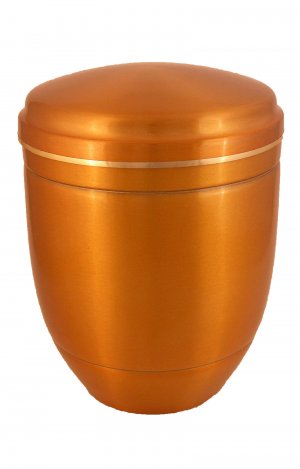 en AG5477 funeral urn for human ashes metall urn gold glossy