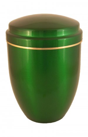 en AG5598 funeral urns on sale metall urn green light green