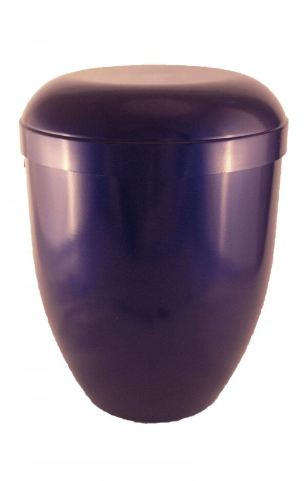 en BB3625 funeral urns for human ashes biodegradable urn glossy blue