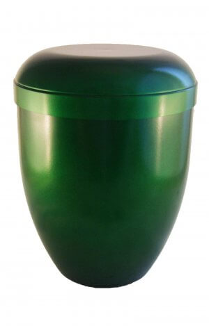 en BGG3643 biodigradable green funeral urn for human ashes