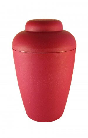 en BVR1404 biodigradable urn vale red funeral urns on sale elegant shape