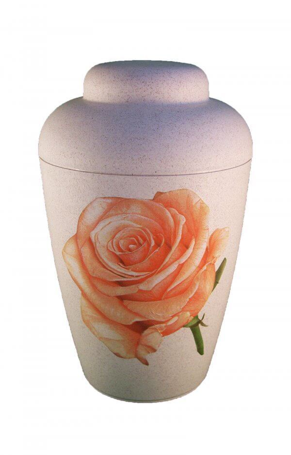 en BVR1702 bio funeral urns for human ashes vale pink roses