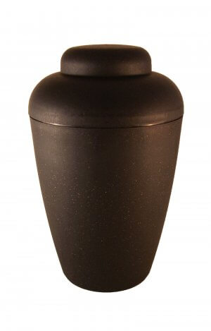 en BVS1407 biodigradable urn vale black elegant shape funeral urn for human ashes order now