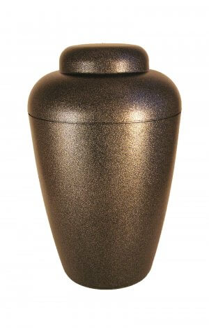 en BVSS1408 biodigradable urn black glossy star dust funeral urn for human ashes on sale