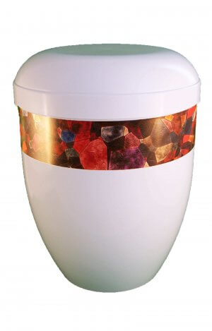 en BWG3707 panorama urn biodegradable abstract art