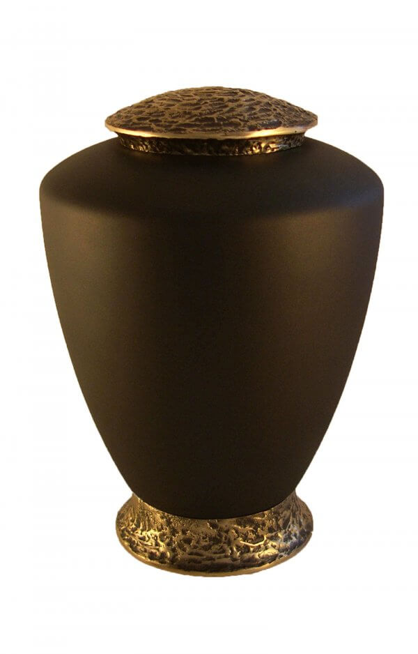 En G06 Glas Urn Black Gold