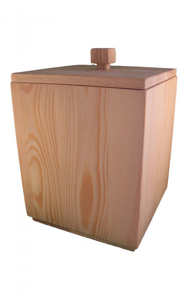 En Hb28B8 Top View Wooden Urne For Human Ashes Funeral Urn On Sale