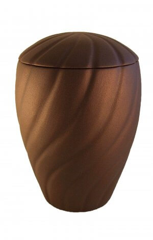 en K01 ceramic urn wave gold brown funeral urns for human ashes