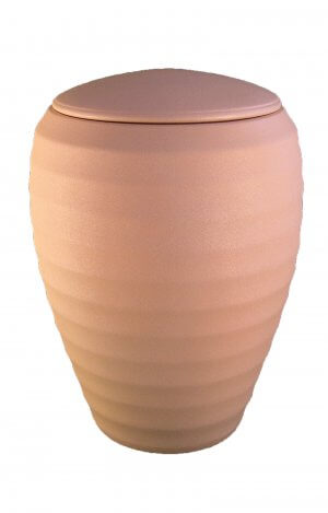 en K02 ceramic urn cream white