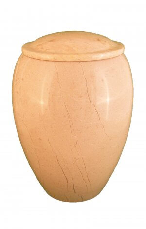 en MA2941 Verona marbel urn for human ashes beige cream white funeral urns on sale