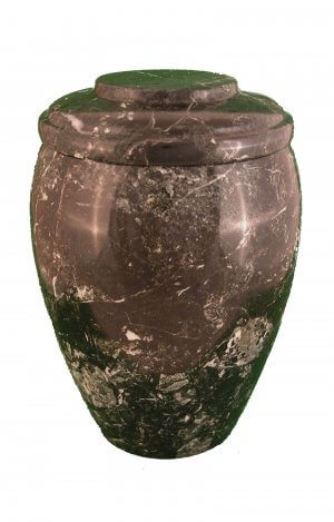 en MA2968 Black Zebra marbel urn for human ashes black white funeral urns on sale