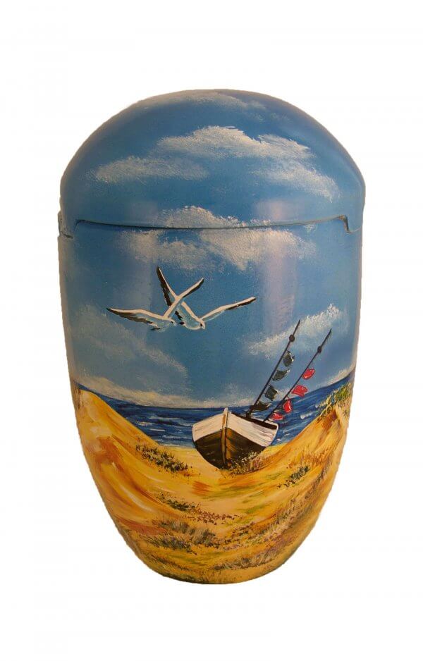 En Sbs7026 Sea Urn Biodigradable Gull Beach Ship Funeral Urns On Sale