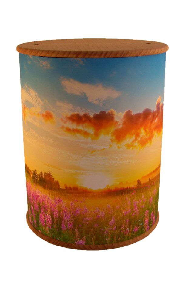 En Zb001 Photo Urn Wildflower Meadow Funeral Urns For Human Ashes
