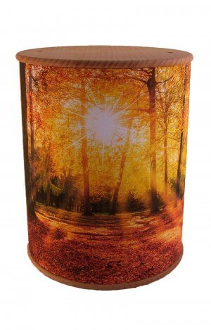 En Zb002 Photo Urn Autumn Forest Funeral Urns On Sale