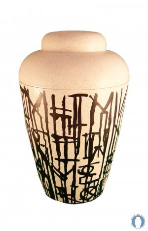 en KB02 biodegradable classic abstract urn