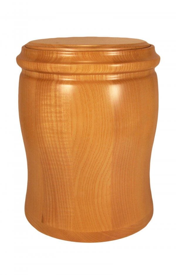 En Hr10 Light Brown Wood Ash Urn