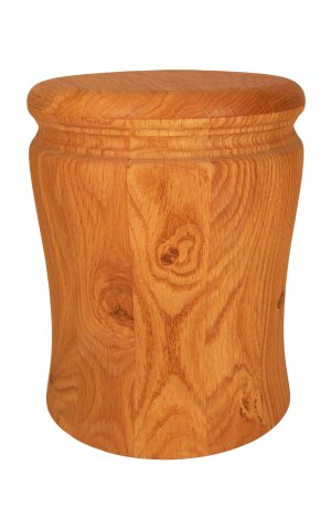 en HR11 wild oak wood urn