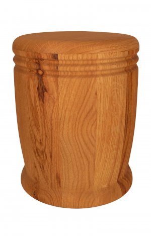 en HR13 wild oak wood urn