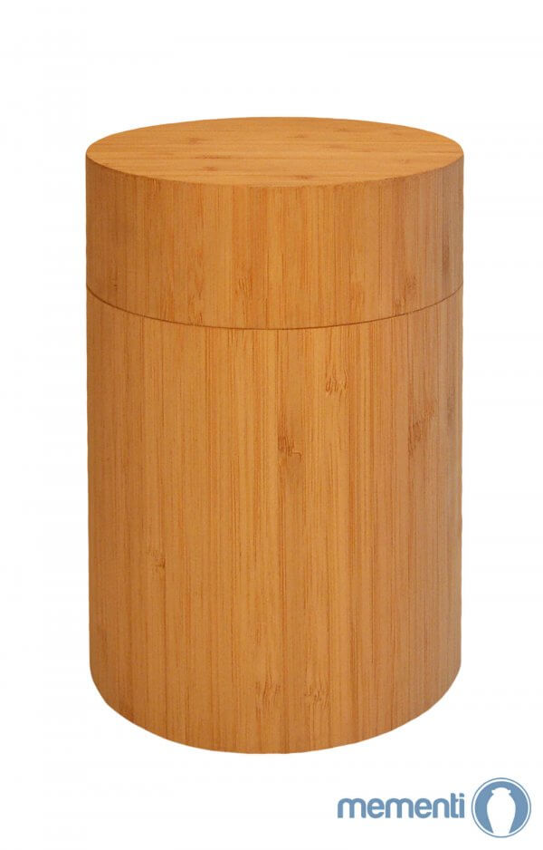 Small Bamboo Pet Urn