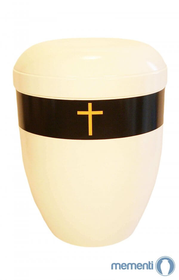 Gold Cross bio adult urn