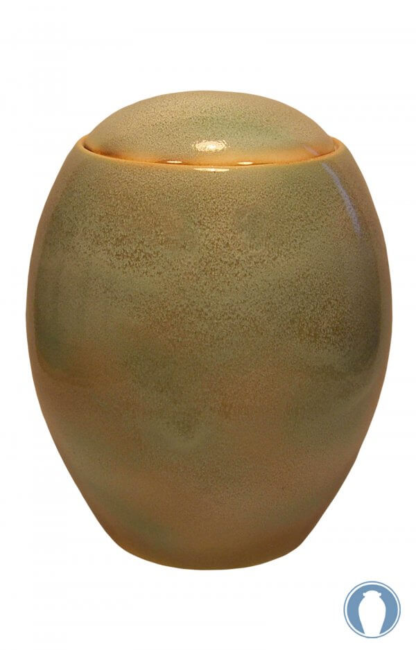 Brilliant Goldenrod Ceramic Adult Urn