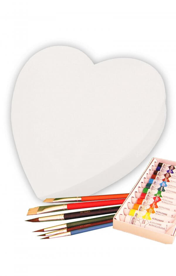 White Pet Urn With Colouring Pencils For Custom Design