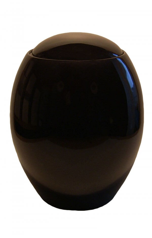 Alluring Black Ceramic Urn