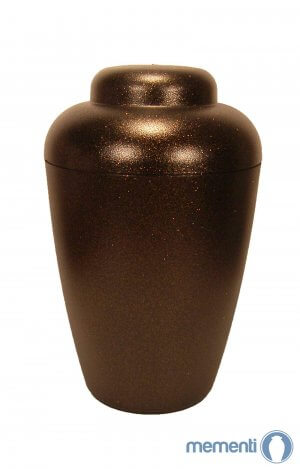 Elegant Stardust-gold Cremation Urn with shimmering finish