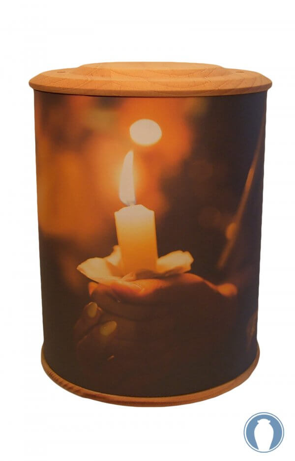 Candle-light Biodegradable Cremation Urn