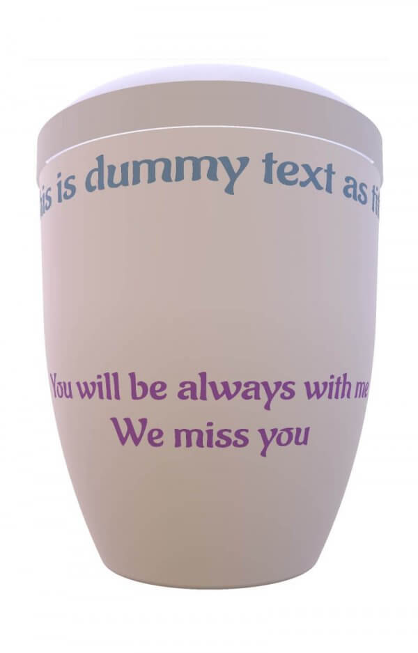 customised-white-biodegradable-funeral-urn