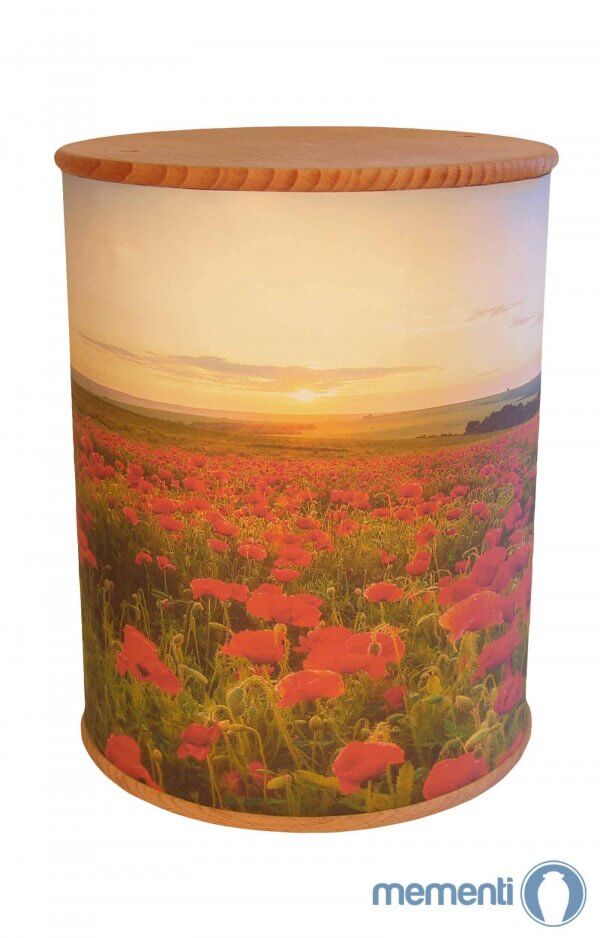 Field Of Roses Biodegradable Cremation Urn