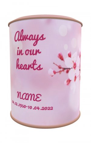 Customised-Biodegradable-Urn-Spring-flowers-2