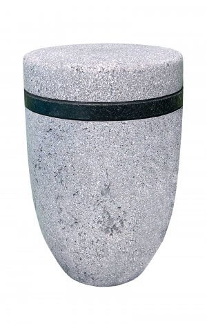 biodegradable urn shell limestone grey black