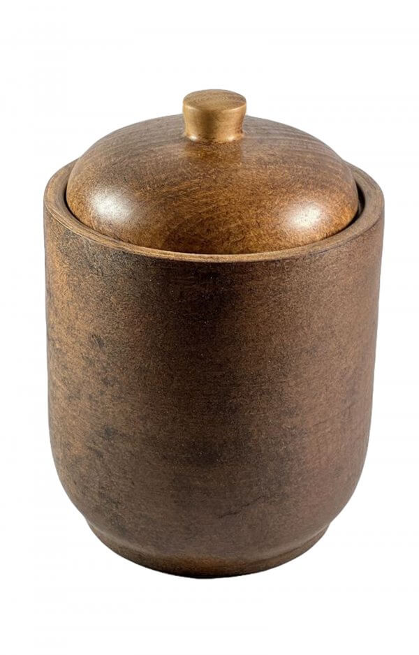 Basswood Pet Urn With Marbled Effect