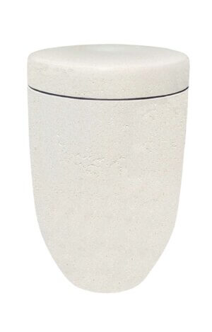 Sea Urn white out of shell limestone