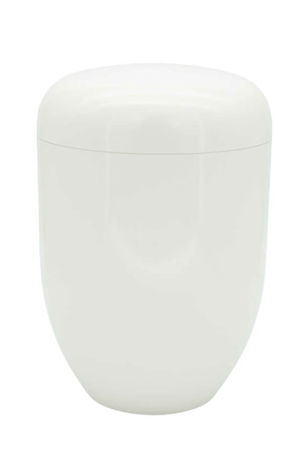 Biodegradable Urn White Matt